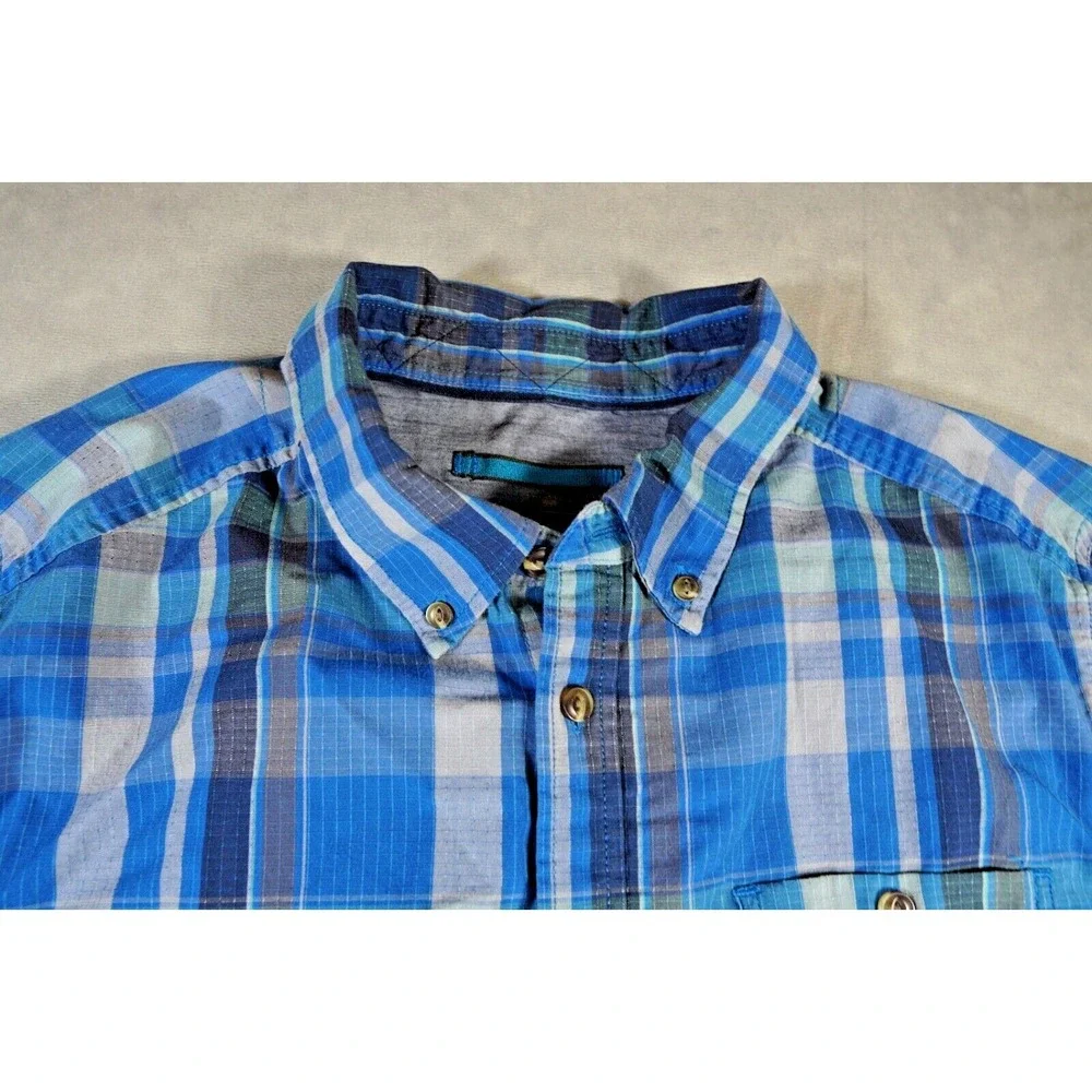 The North Face Mens‎ XL Long Sleeve Button Up Shirt Regular Fit Multicolor Plaid